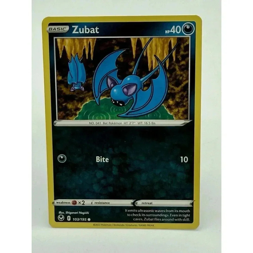 Zubat 103/195 SWSH: Silver Tempest‎ Non-Holo Pokémon TCG Mint Unplayed